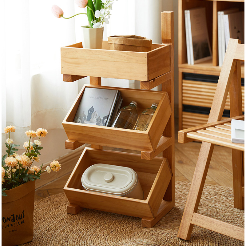 楽天市場】キッチン野菜棚黒地に着地した多層野菜棚家庭用野菜果物貯蔵