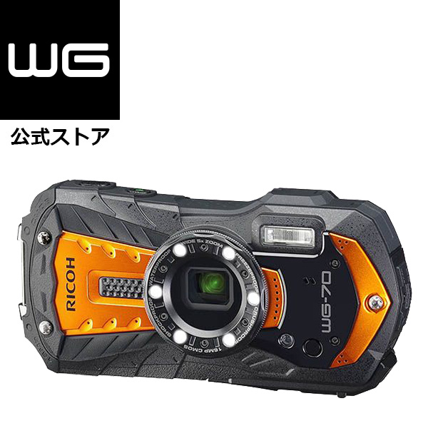 楽天市場】RICOH WG-7 レッド（リコー コンパクトデジタルカメラ 防水 防塵 耐衝撃 タフ 現場 GPS  CALS）【安心のメーカー直販】領収書発行可能 : リコーイメージングストア