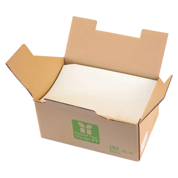 【寿堂】角２　カラー上質封筒　９０ｇ　若草　シール付　500枚　[10558]｜リコロshop 7,451円