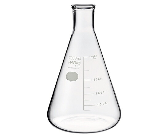 ハリオ　三角フラスコ（目安目盛付き）　3000mL｜リコロshop 11,722円