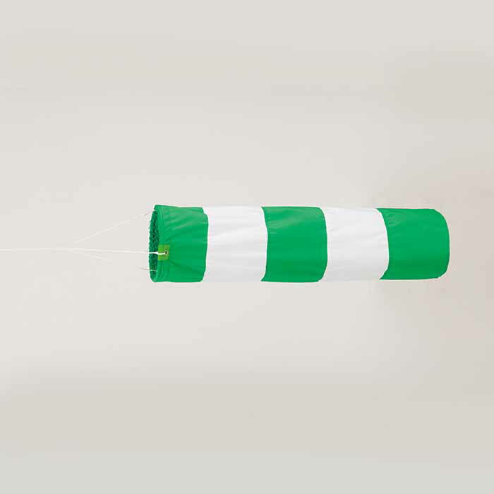 吹き流し(緑/白)372-31 吹き流し 緑／白 650φ×2150ｍｍ 372-31 吹流し ふき流し
