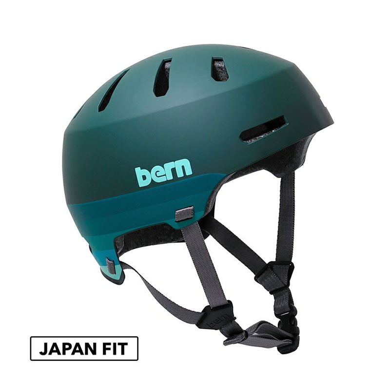 bern バーン MACON2.0 メーコン2.0 ヘルメット BEBM29H Matte Retro Forest Green (JAPAN FIT)｜RIDE ON！