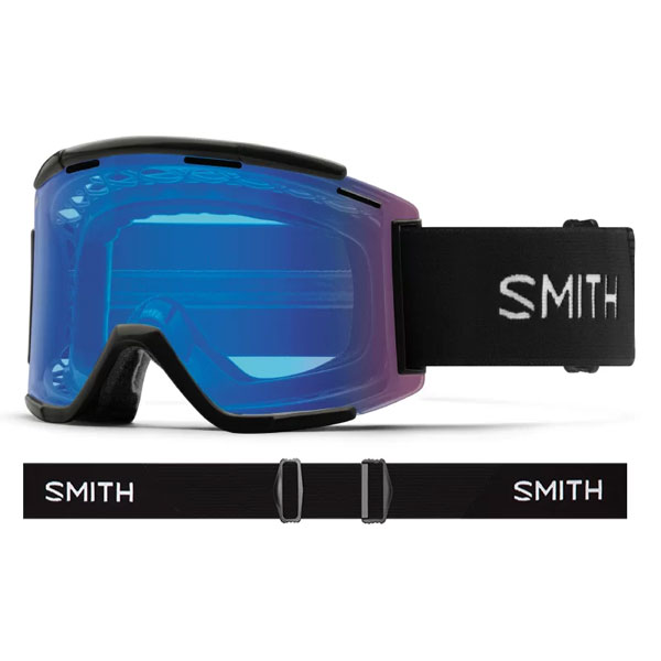 SMITH スミス SQUAD XL MTB BLACK (ChromaPop Contrast Rose Flash/Clear) ゴーグル|RIDE ON!