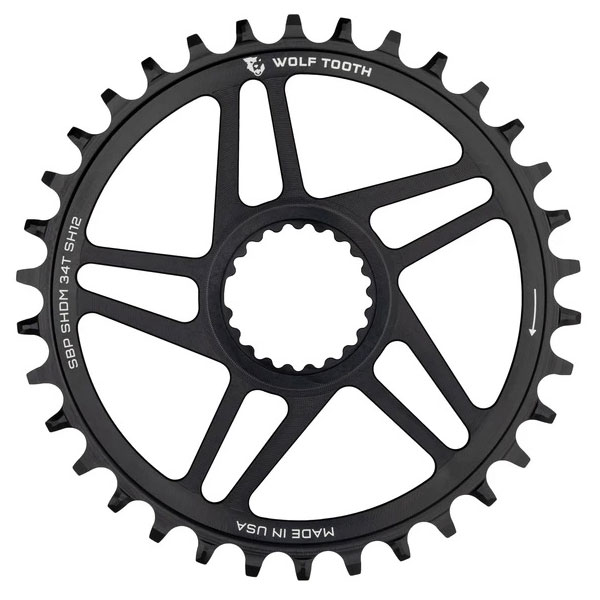 WOLF TOOTH ウルフトゥース Direct Mount Shimano Boost Chainring for Shimano 12spd 30T/32T/34T 自転車用パーツ-スポーツ・アウトドア