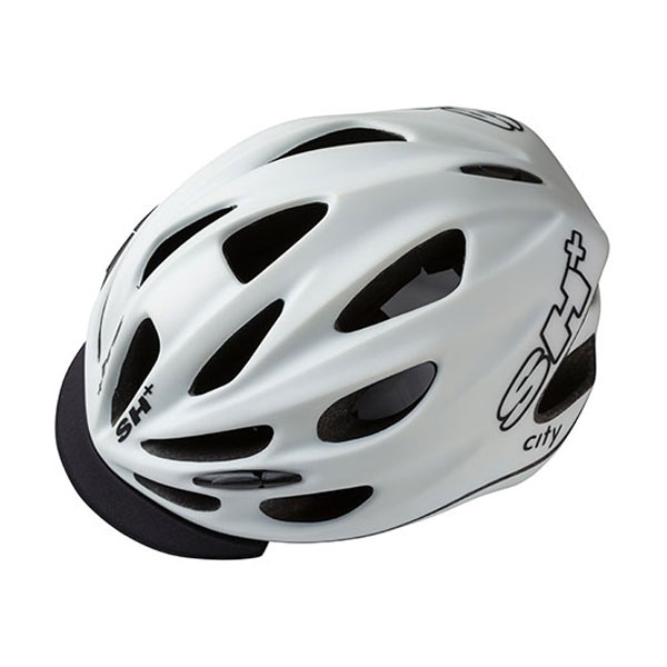 SH+ SHAKE CITY シェイクシティ ヘルメット WHITE MATT JCF公認|RIDE ON!