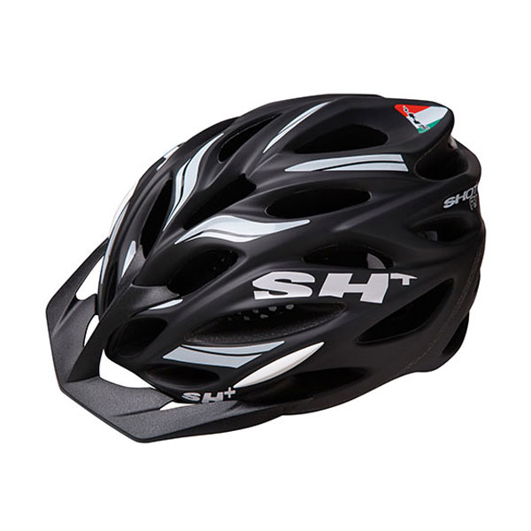 SH+ SHOT R1 ショットR1 バイザー付 ヘルメット BLACK/WHITE MATT JCF公認