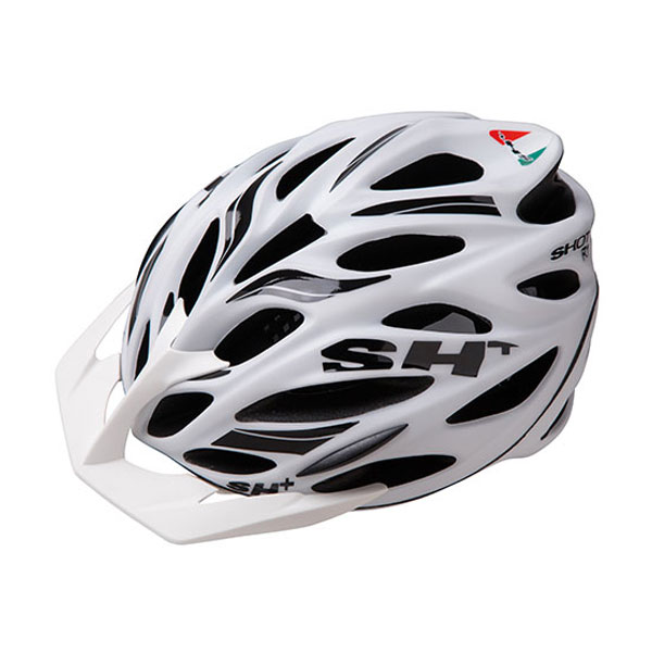SH+ SHOT R1 ショットR1 バイザー付 ヘルメット WHITE/BLACK MATT JCF公認