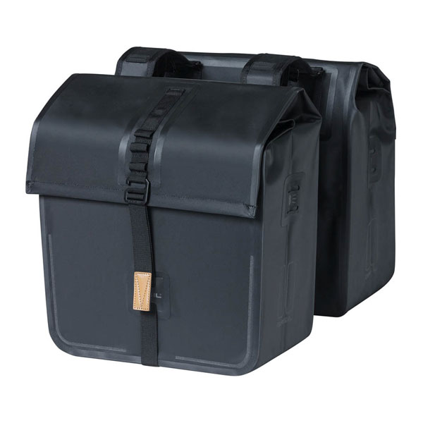 BASIL バジル アーバンドライ ダブルバッグ パニアバッグ 50L ソリッドブラック