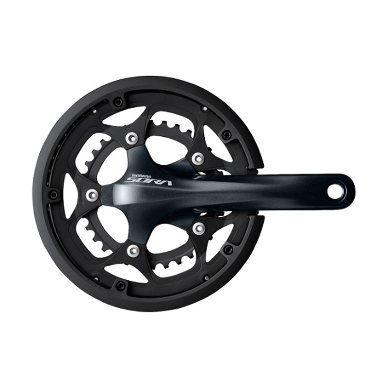 SHIMANO SORA クランクセット FC-R3000-CG 50-34T チェーンガード付 シマノ ソラ｜RIDE ON！