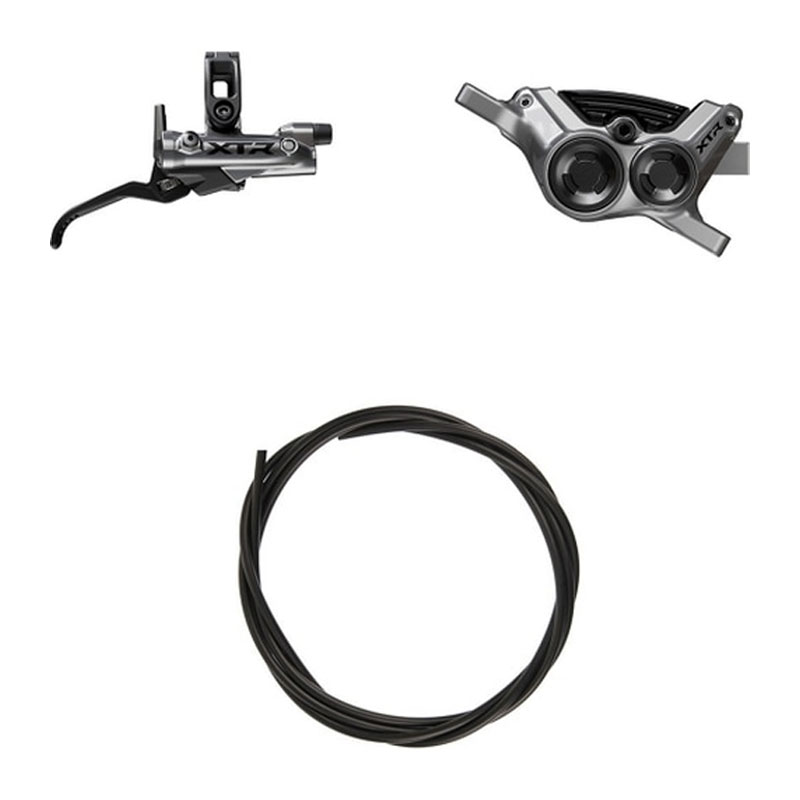 SHIMANO シマノ XTR BL-M9220/BR-M9220 ブレーキレバー/キャリパー 右前 レジン 1000mm (油圧ディスクブレーキ)
