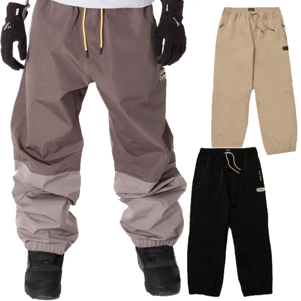 23-24 HOWL / ハウル NOWHERE pant ノーフェアーパンツ メンズ レディース 雨合羽ズボン下 スノーボードお召しもの スノーウェアー 2024 型挙げ句の果て ウィンタースポーツ-スノーボード用ウェア