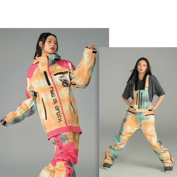 最終値下げ価格価格‼️ カラフルグラフィティスノーボードウェア 楽天市場】23-24 LIMIT OF GLITCH/リミット オブ グリッチ YUI jacket