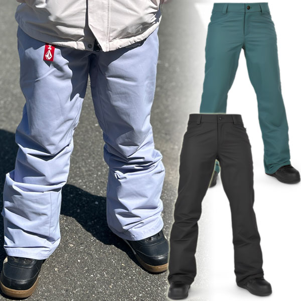23-24 VOLCOM/ボルコム HALLEN pant レディース 雨合羽ズボン下 スノーボード御召しもの スノーウェアー 2024 型挙げ句の果て