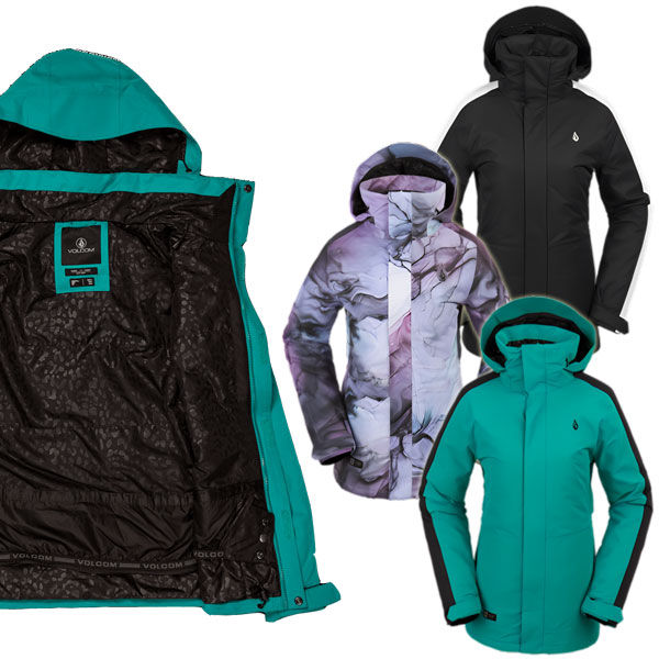 23-24 VOLCOM/ボルコム WESTLAND INS jacket レディース 雨合羽上衣 スノーボードお召しもの スノーウェアー 2024 型挙げ句の果て レディースウェア-スノーボード用ウェア-ジャケット