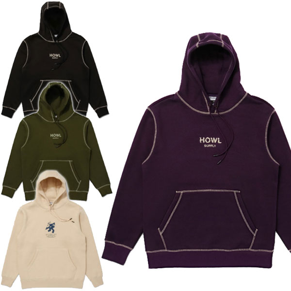 24-25 HOWL/ハウル DWR hoodie メンズ レディース セカンドレイヤー スノーボードお召しもの スノーウェアー 2025 型挙げ句の果て