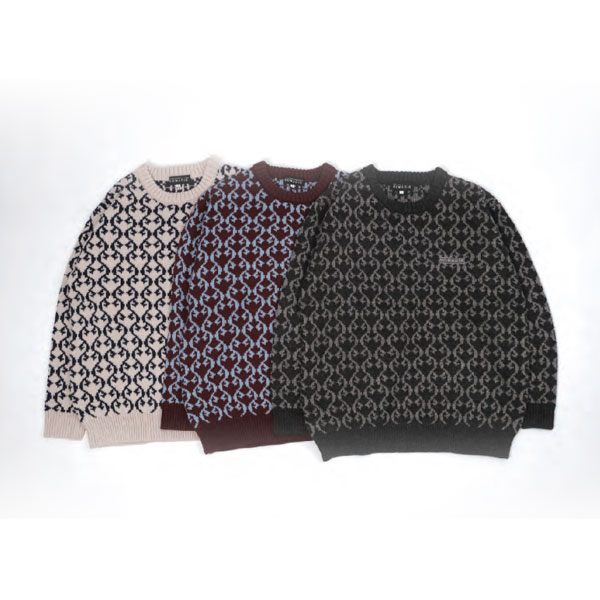 24-25 NOMADIK/ノマディック JACQUARD sweater メンズ レディース セカンドレイヤー スノーボードアパレル スノーウェアー 2025 型落ち