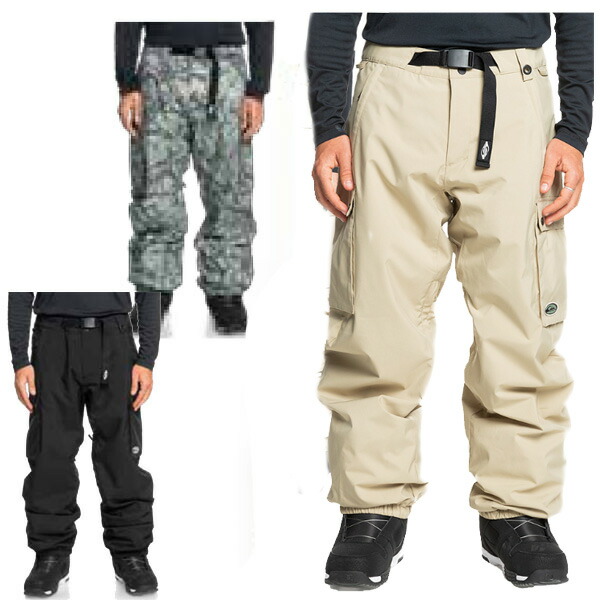 【ポイントUP期間中】24-25 QUIKSILVER/クイックシルバー SNOW DOWN CARGO pant メンズ レディース 防水パンツ スノーボードウェア スノーウェアー 2025 型落ち｜サーフ＆スノー　BREAKOUT