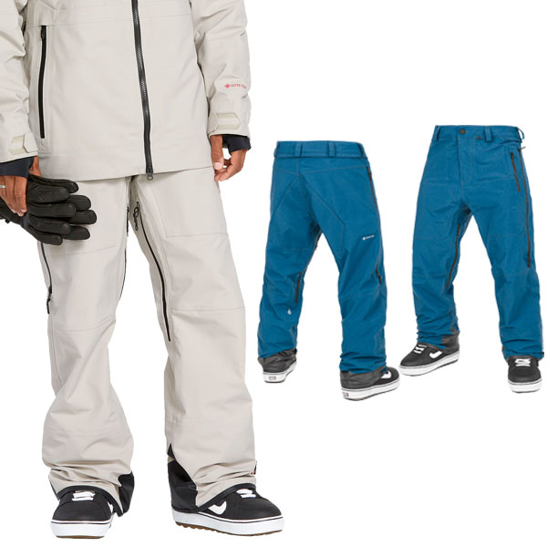 24-25 VOLCOM/ボルコム GUIDE GORE-TEX pant 着付ける言いあらわす映像 メンズ レディース 雨合羽ズボン下 ゴアテックススノーボードウェア スノーウェアー 2025 型挙げ句の果て