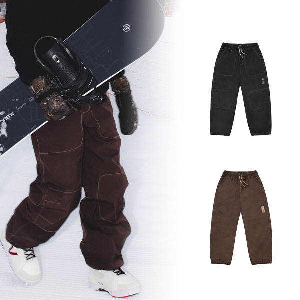 25-26 HOWL/ハウル PUBLIC×HOWL pant メンズ レディース 雨合羽上衣 スノーボードお召しもの スノーウェアー 2026 ウィンタースポーツ-ロングパンツ