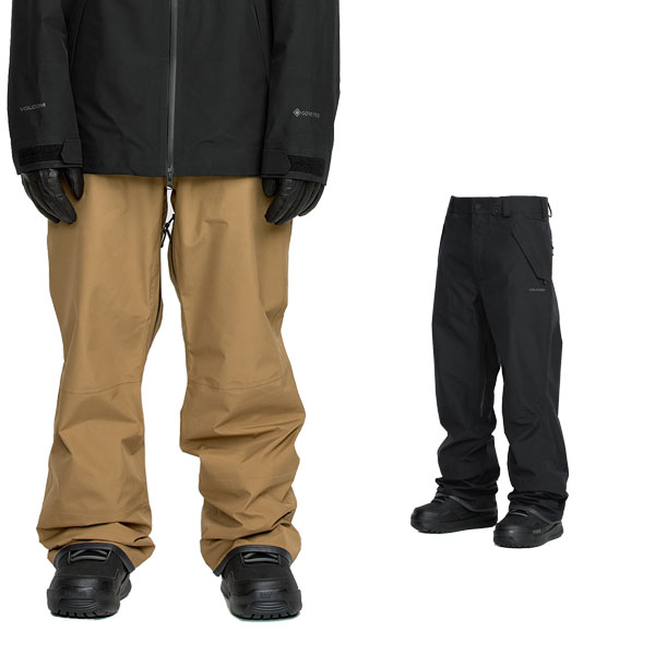 25-26 VOLCOM/ボルコム TESTER 3L GORE-TEX pant メンズ レディース 雨合羽ズボン下 ゴアテックス スノーボードお召しもの スノーウェアー 2026
