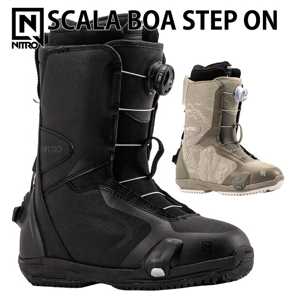 【ポイントUP期間中】26-27 NITRO/ナイトロ SCALA STEP ON スカラステップオン レディース ブーツ ボア スノーボード 2027 予約商品|サーフ&スノー BREAKOUT