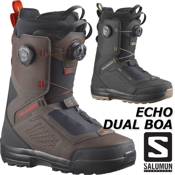 【ポイントUP期間中】26-27 SALOMON/サロモン ECHO DUAL BOA エコーデュアルボア メンズ 熱成型対応ブーツ カービング パウダー パーク スノーボード ブーツ 2027 予約商品｜サーフ＆スノー　BREAKOUT