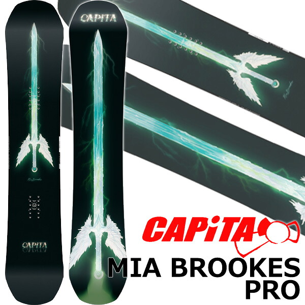 26-27 CAPITA/キャピタ MIA BROOKES PRO ミアブルックスプロ レディース スノーボード カービング 運動場 板 2027 取って置く商いもの