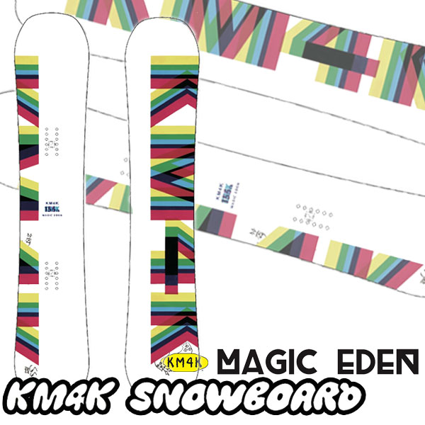 【ポイントUP期間中】26-27 KM4K/カモシカ MAGIC EDEN マジックエデン メンズ レディース スノーボード 板 2027 予約商品｜サーフ＆スノー　BREAKOUT