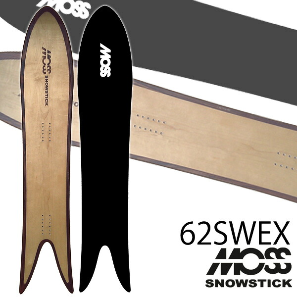 26-27 MOSS SNOWSTICK/モススノースティック SW62 EX スワロー メンズ レディース スノーボード スノーサーフィン 黒色火薬 板 2027 取って置く商いもの