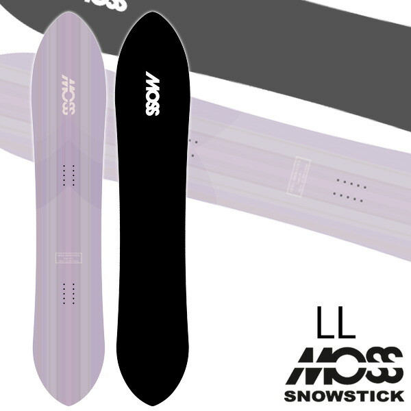 26-27 MOSS SNOWSTICK/モススノースティック LL 166 エルエル メンズ レディース スノーボード スノーサーフィン 黒色火薬 板 2027 取って置く商いもの