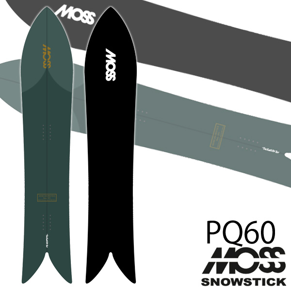 26-27 MOSS SNOWSTICK/モススノースティック PQ60 パフォーマンスクワッド メンズ レディース スノーボード スノーサーフィン パウダー 板 2027 予約商品｜サーフ＆スノー　BREAKOUT 73,810円