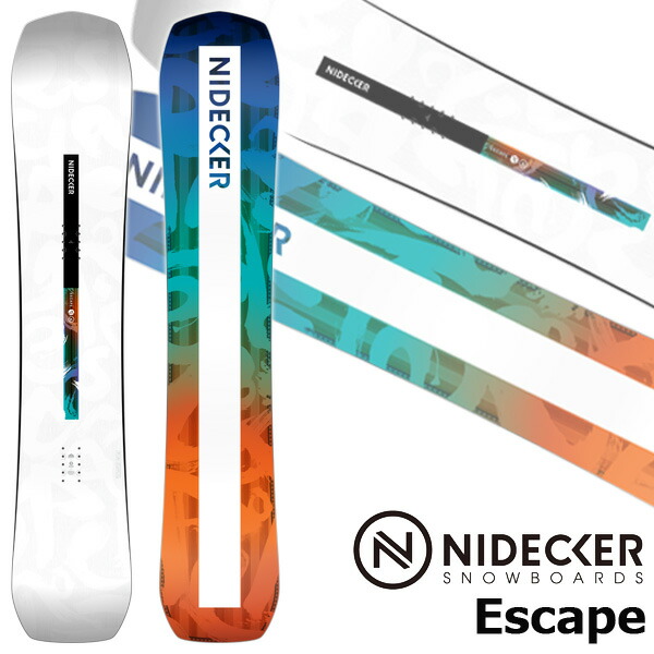 【ポイントUP期間中】26-27 NIDECKER/ナイデッカー ESCAPE エスケープ メンズ カービング スノーボード 板 2027 予約商品|サーフ&スノー BREAKOUT