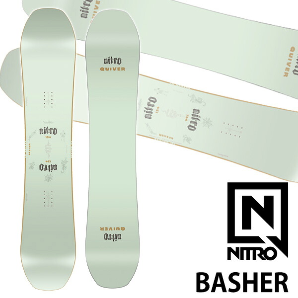 26-27 NITRO/ナイトロ BASHER バッシャー QUIVER メンズ レディース スノーボード パウダー 板 2027 予約商品｜サーフ＆スノー　BREAKOUT 67,760円