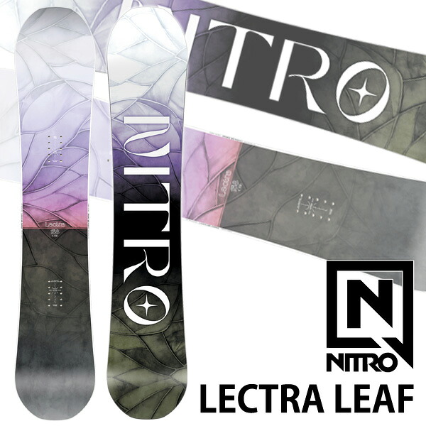 【ポイントUP期間中】26-27 NITRO/ナイトロ LECTRA LEAF レクトラ リーフ レディース スノーボード 板 2027 予約商品｜サーフ＆スノー　BREAKOUT