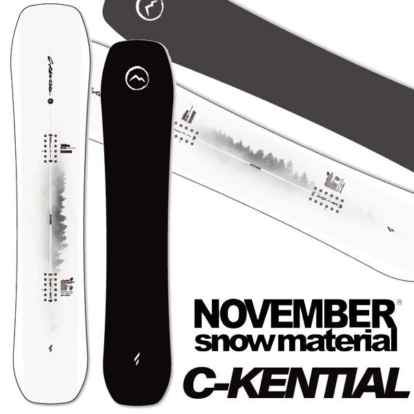 26-27 NOVEMBER/ノベンバー C-KENTIAL シーケンシャル メンズ スノーボード 黒色火薬 板 国産 2027 取って置く商いもの