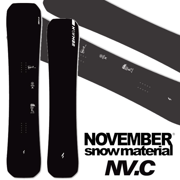 26-27 NOVEMBER/ノベンバー NV.C エヌブイシー メンズ レディース スノーボード カービング 板 国産 2027 取って置く商いもの