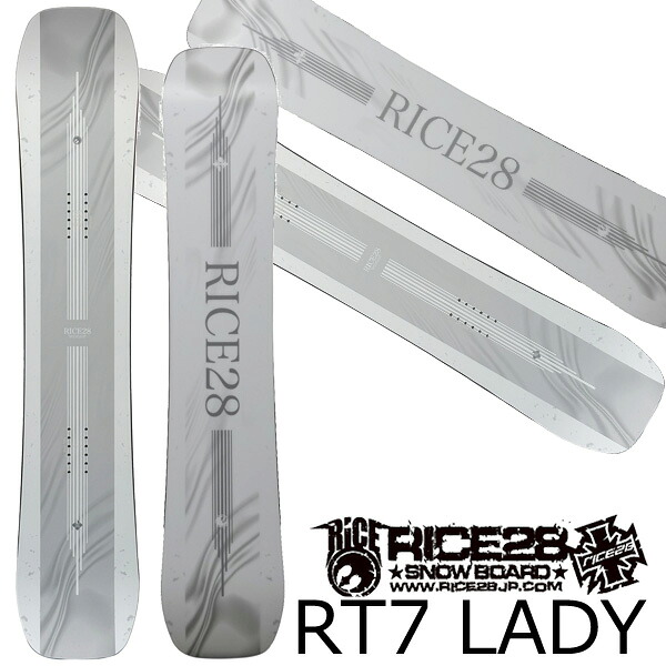 26-27 RICE28/ライス RT-7 LADY アールティーセブン レディース スノーボード グラトリ 板 2027 予約商品｜サーフ＆スノー　BREAKOUT