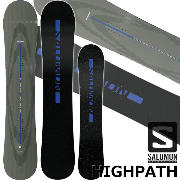 26-27 SALOMON/サロモン HIGHPATH 御機嫌通行手形 メンズ レディース 黒色火薬 スノーボード 板 2027 取っておく商いもの