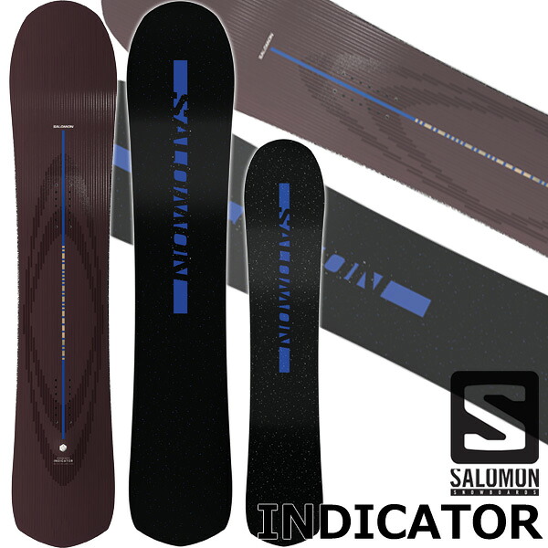 26-27 SALOMON/サロモン INDICATOR 表示計器 メンズ レディース 黒色火薬 スノーボード 板 2027 取っておく商いもの