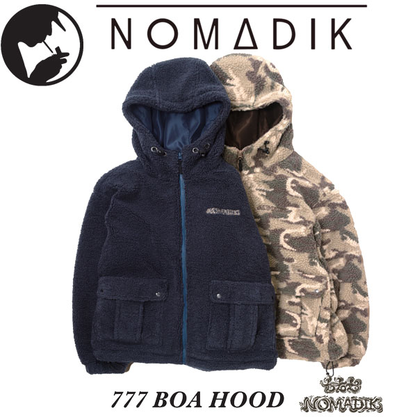 26-27 NOMADIK/ノマディック 777 BOA hood メンズ レディース ボアフードジャケット スノーボードお召しもの インナーウェアー 2027 取っておく商いもの