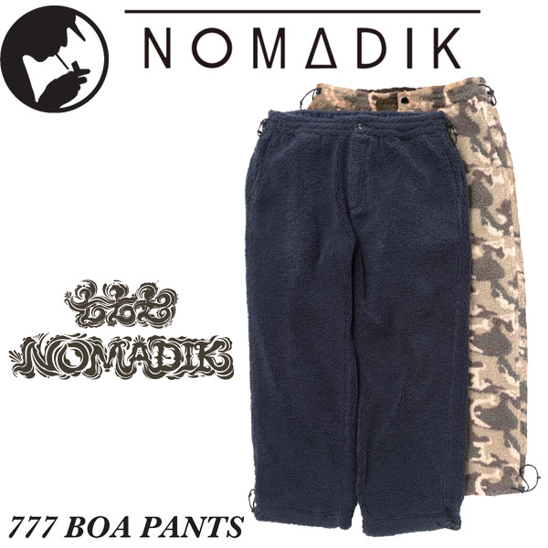 26-27 NOMADIK/ノマディック 777 BOA pants メンズ レディース ボアズボン下 スノーボード御召しもの インナーウェアー 2027 取っておく商いもの