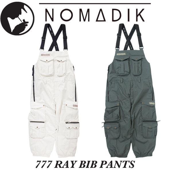 26-27 NOMADIK/ノマディック 777 RAY BIB pant メンズ レディース 防水ビブパンツ スノーボードウェア スノボウェアー 2027 予約商品｜サーフ＆スノー　BREAKOUT