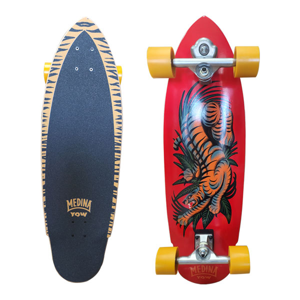 取り寄せ商品 YOW/ヤウ SKATE BANGAL ベンガル GABRIEL MEDINA 33inc サーフスケート ロングスケートボード ロングボード スケボー オフトレ