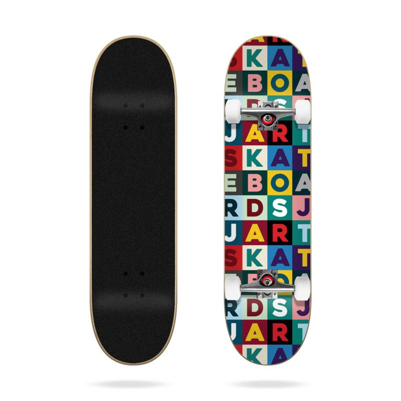 JART SCRABBLE コンプリートデッキ ジャート スクラブル 7.75 スケボー スケートーボード コンプリート 完成品 YOW HLC セット キッズ