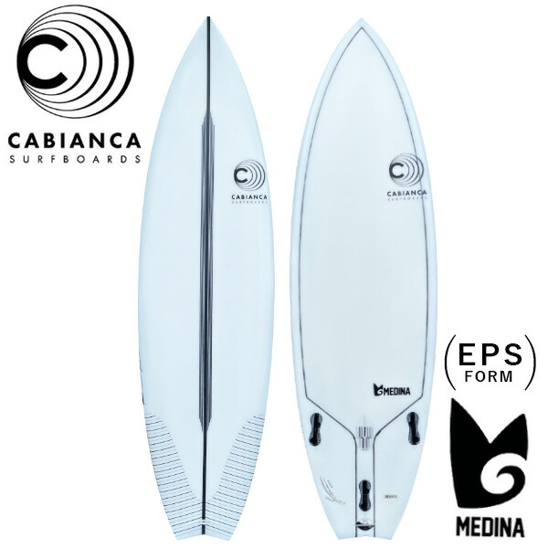 CABIANCA / カビアンカ THE MEDINA ザ メディーナ EPS フィッシュテール  サーフボード ショートボード サーフィン 営業所止め 送料無料