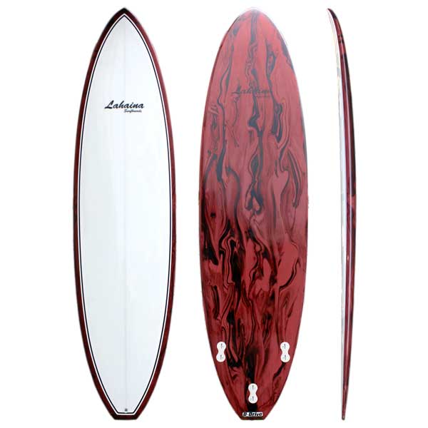予約商品 10月下旬入荷予定 サーフボード ラハイナ LAHAINA 6'10 L02 ファンボード ワインレッド 西濃運輸営業所止め 送料無料｜サーフ＆スノー　BREAKOUT