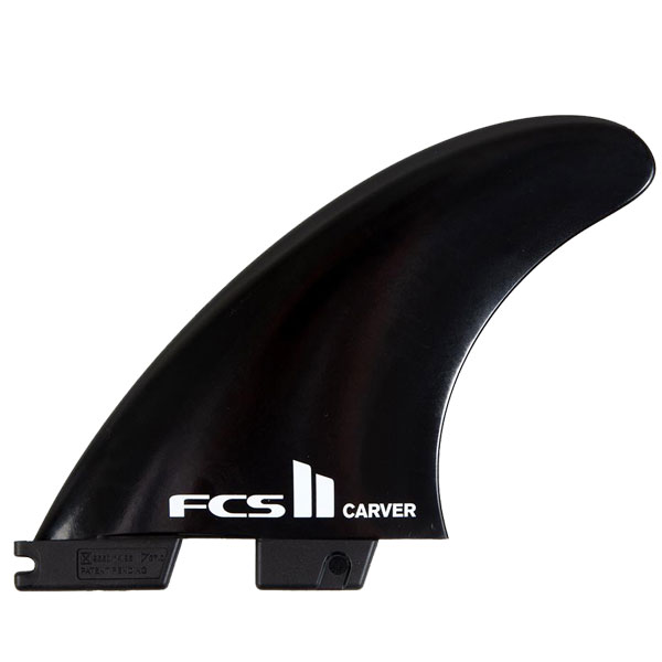 FCS2 CARVER GLASS FLEX TRI FINS BLACK / FCSII エフシーエス2 カーバー トライ サーフボード サーフィン 3枚組 メール便対応