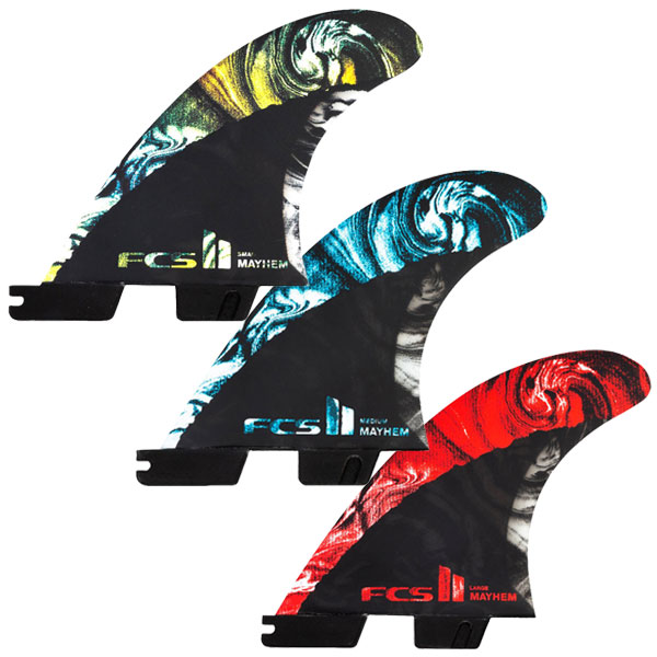 FCS2 MAYHEM  MB CARBON TRI FIN S M L / FCSII エフシーエス2 メイヘムトライ サーフボード サーフィン ショート 3枚組