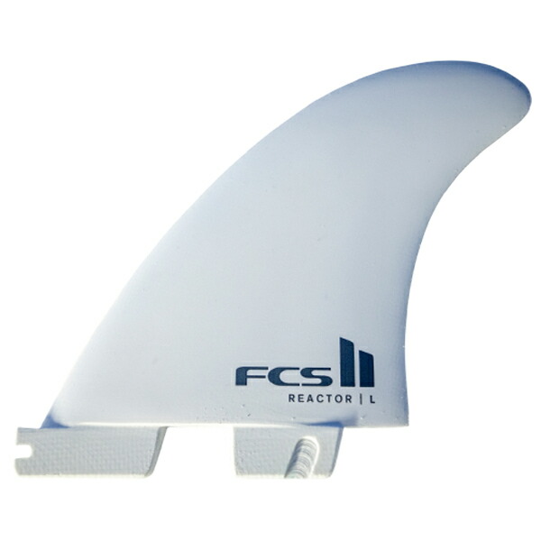 FCSII REACTOR PC MEDIUM WHITE EDITION TRI RETAIL FINS / エフシーエス リアクター パフォーマンスコア サーフィン フィン 3枚組