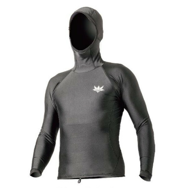 AXXE CLASSIC FOOD RASHGUARD / アックス クラシック メンズフード付きラッシュガード 日焼け防止 サーフィン|サーフ&スノー BREAKOUT